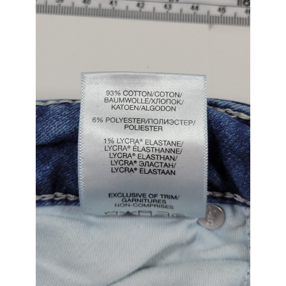 Silver Jeans Avery Slim Boot Women 29 Blue High Rise Flap Pocket L94613SSX318 - Picture 11 of 12